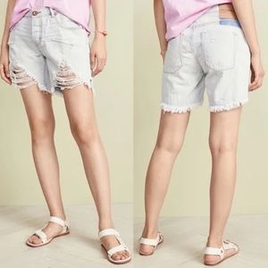 One Teaspoon Brando Stevies Boyfriend Shorts Sz 25 distressed